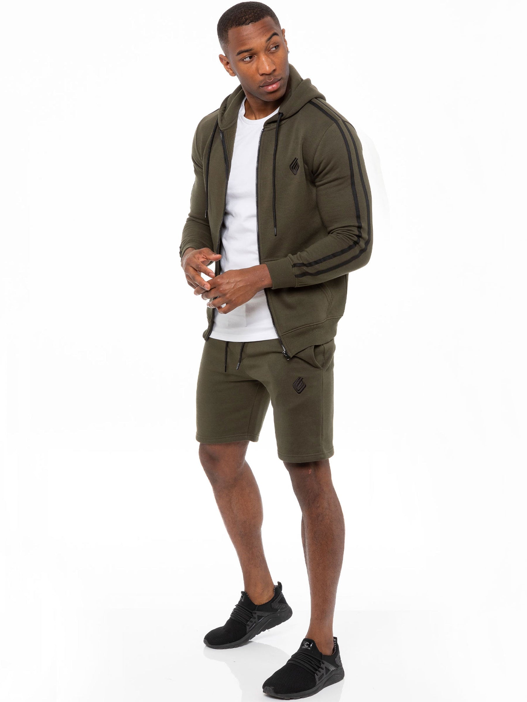 EZS412 Copy of Mens Fleece Gym Running Shorts | Enzo Designer Menswear ENZO RAWDENIM