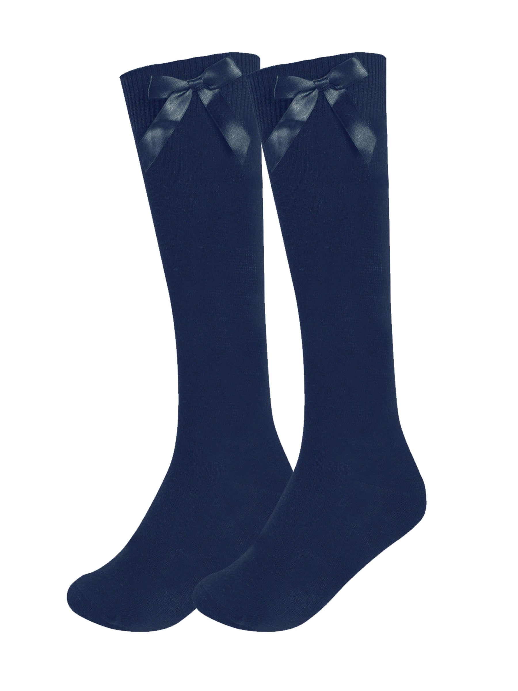 Ladies Girls Knee High Socks 6 Pack
