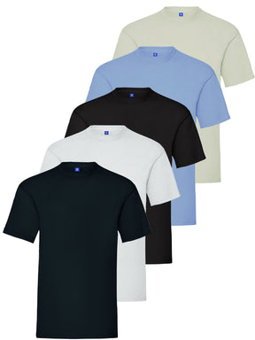 Kruze | Mens Crew Neck T-Shirt (5 Pack)