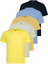 Kruze | Mens Crew Neck T-Shirt (5 Pack) - Multicolour