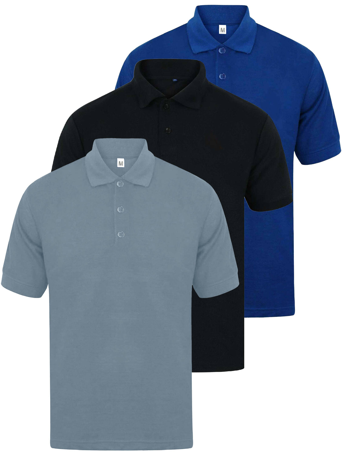 KZPL105 3PK Kruze | Mens Polo T-Shirts (3 Pack) (Copy) KRUZE RAWDENIM