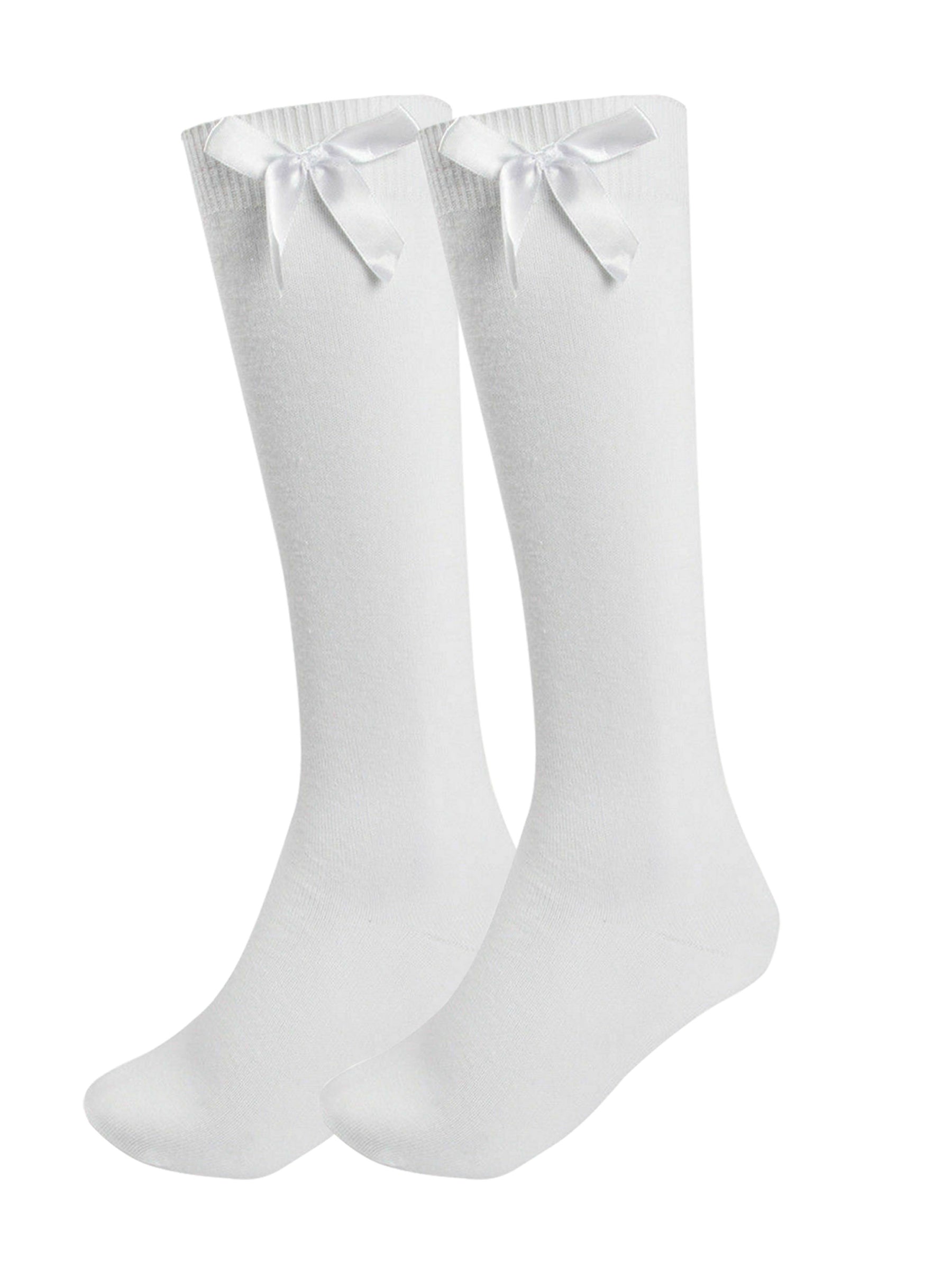 Ladies Girls Knee High Socks 6 Pack