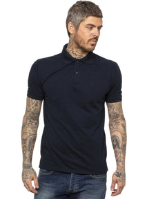 KZPL105 Mens Kruze Clothing | Mens Pique Polo T-Shirt KRUZE RAWDENIM