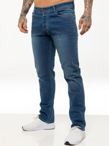 EZ359 LSW Mens Regular Fit Stretch Denim Jeans | Enzo Designer Menswear ENZO RAWDENIM