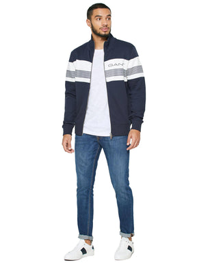 GANT_ZIPPER Gant | Mens Zip Through Sweatshirt GANT RAWDENIM