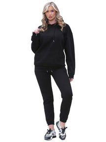 KZLHD130 & KZLJG136 Kruze | Womens Oversized Hooded Tracksuit KRUZE RAWDENIM