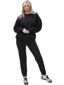 KZLSW132 & KZLJG136 Kruze | Womens Oversized Sweatshirt Tracksuit KRUZE RAWDENIM