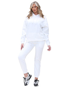 KZLHD130 & KZLJG136 Kruze | Womens Oversized Hooded Tracksuit KRUZE RAWDENIM