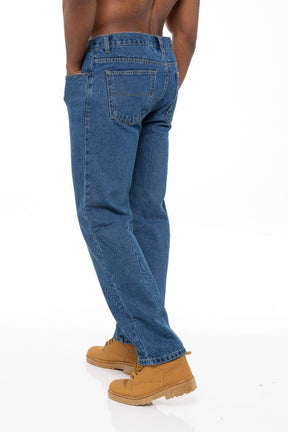 BCB3 Mens Stone Wash Classic Denim Jeans BCB | Blue Circle Designer Menswear BCB RAWDENIM