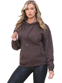 KZLHD130 Kruze | Womens Branded Oversized Long Sleeve Hoodie KRUZE RAWDENIM