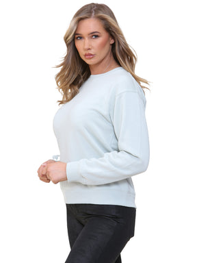 KZLSW133 Kruze | Womens Long Sleeve Crew Neck Casual Sweatshirt KRUZE RAWDENIM