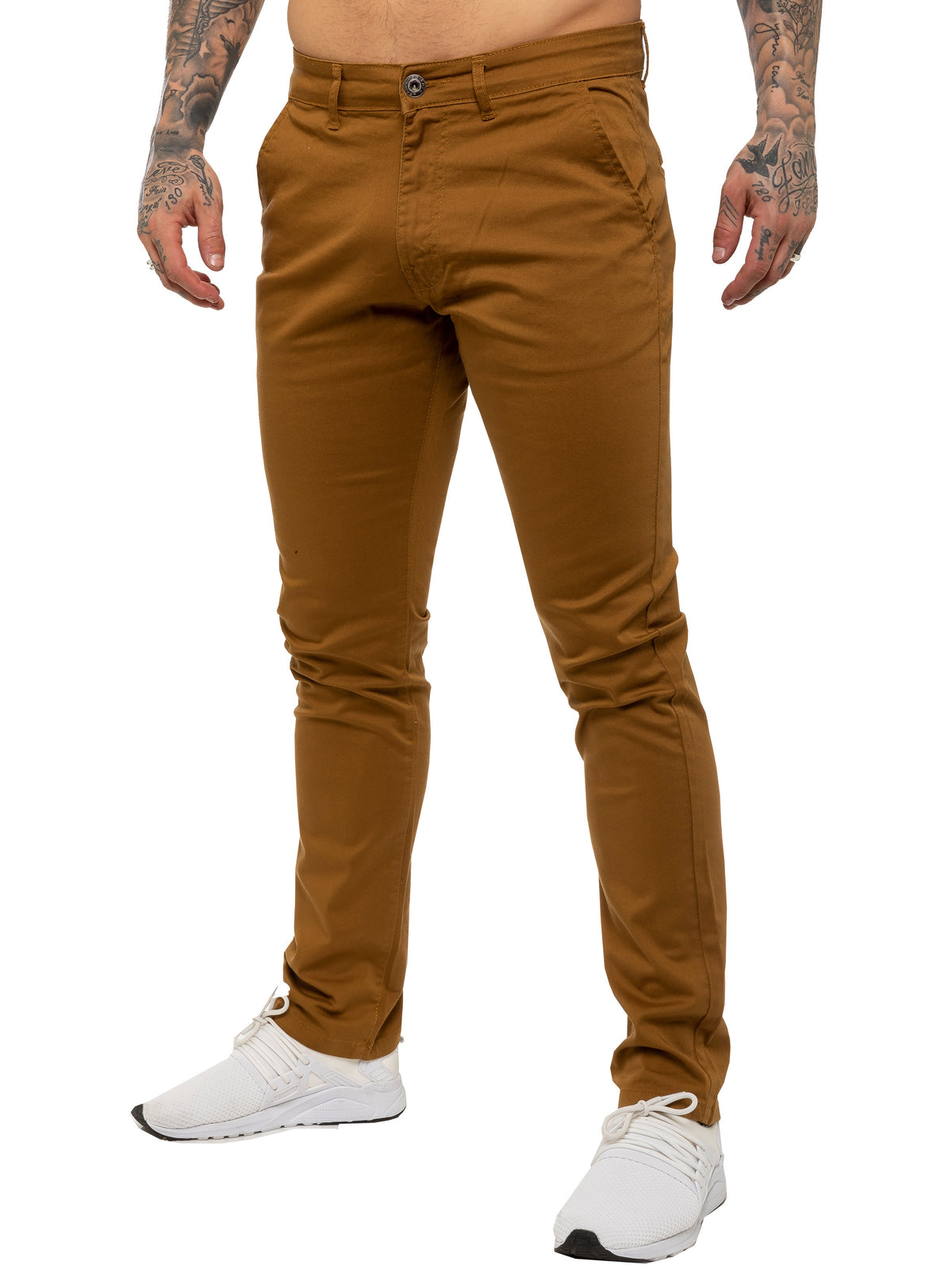 EZ348 Mens Chinos Slim Fit Stretch Jeans | Enzo Designer Menswear ENZO RAWDENIM