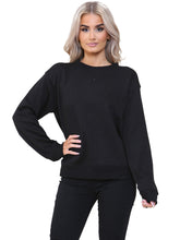 KZLSW133 Kruze | Womens Long Sleeve Crew Neck Casual Sweatshirt KRUZE RAWDENIM
