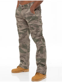 KZ116 Kruze | Mens Combat Cargo Camouflage Trousers KRUZE RAWDENIM
