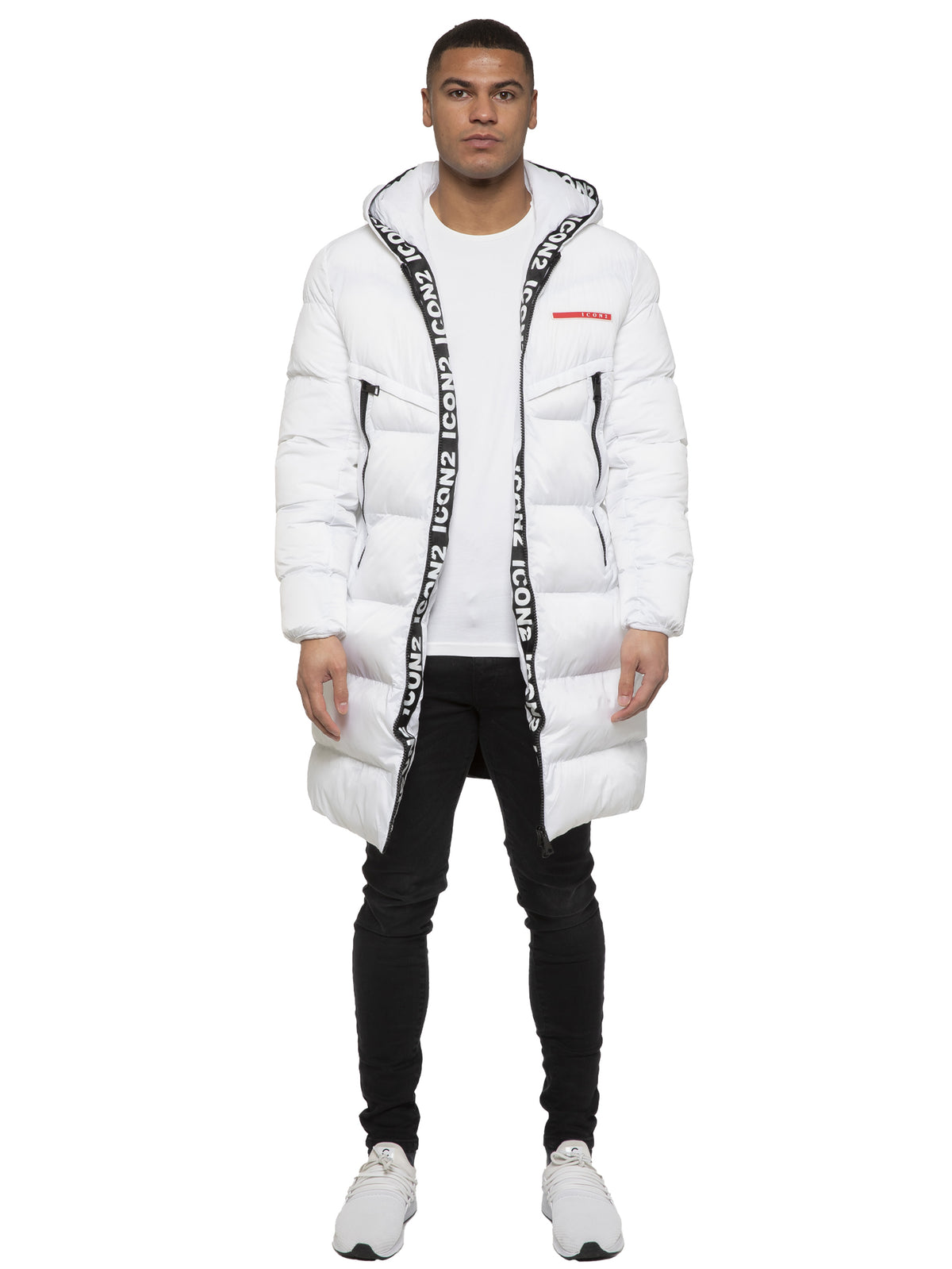 ICON LONG JACKET Icon Mens Puffer Long Jacket GUEST BRAND RAWDENIM