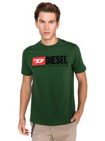 DIESEL DIVI Diesel Mens Short Sleeve T Shirt | T-Diego Division DIESEL RAWDENIM