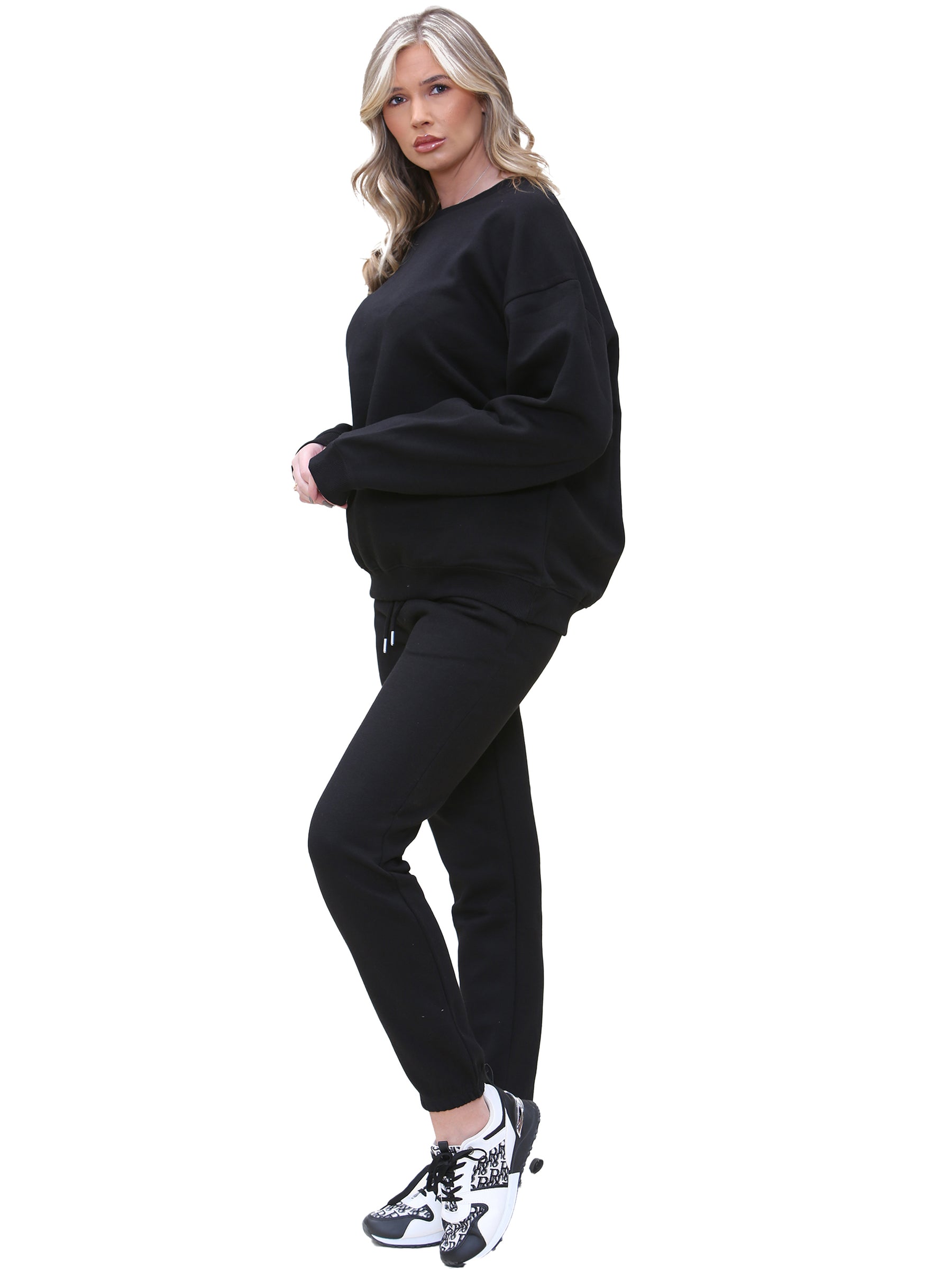 KZLSW132 & KZLJG136 Kruze | Womens Oversized Sweatshirt Tracksuit KRUZE RAWDENIM