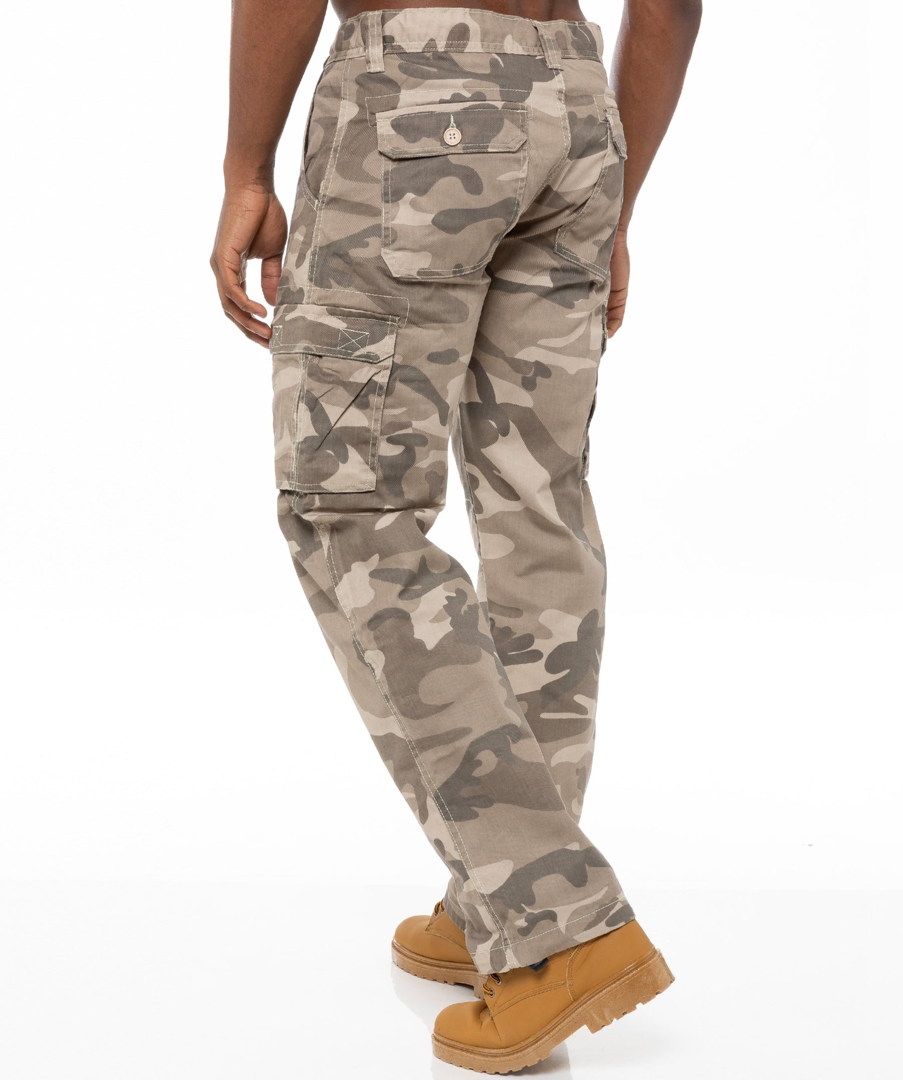 Kruze Mens Cargo Combat Trousers Army Camouflage Camo Military Pants All  Waists | eBay