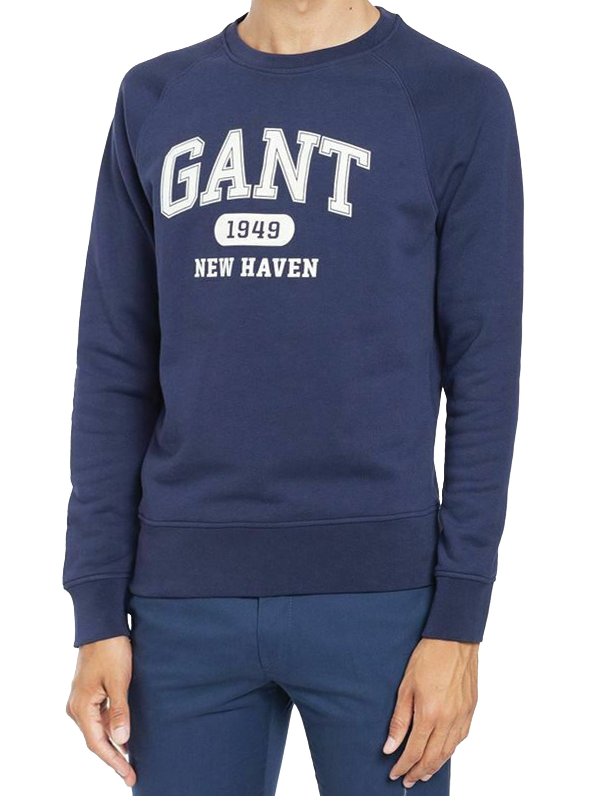 Gant_Summer Gant Mens Casual Printed Long Sleeved Sweatshirt GANT RAWDENIM