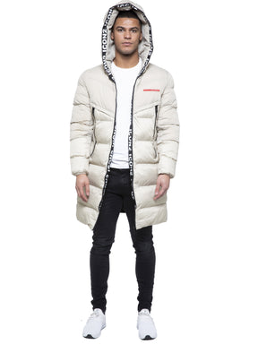 ICON LONG JACKET Icon Mens Puffer Long Jacket GUEST BRAND RAWDENIM