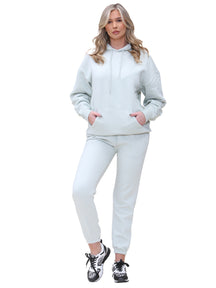 KZLHD130 & KZLJG136 Kruze | Womens Oversized Hooded Tracksuit KRUZE RAWDENIM