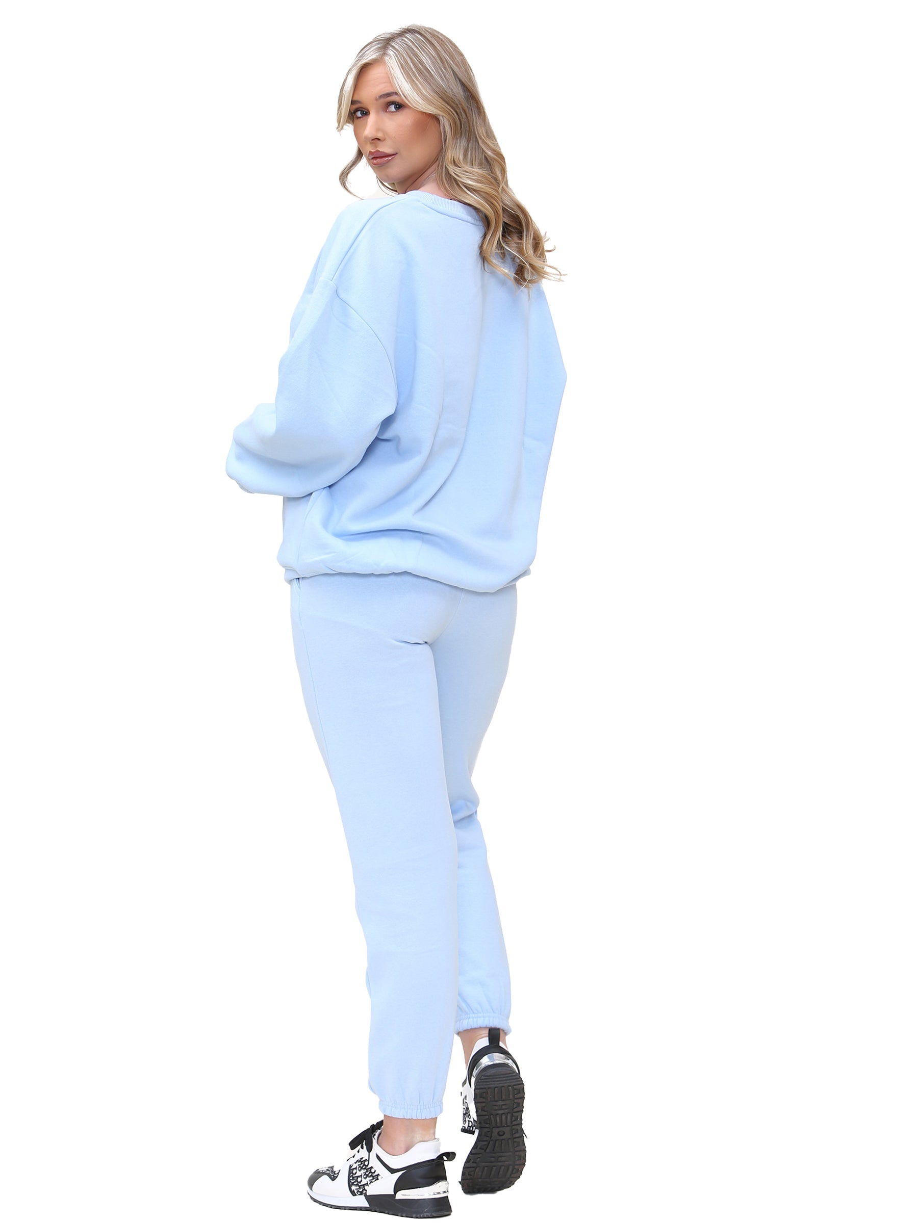 KZLSW132 & KZLJG136 Kruze | Womens Oversized Sweatshirt Tracksuit KRUZE RAWDENIM