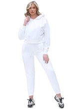 KZLHD131 & KZLJG136 Kruze | Womens Cropped Hoodie Tracksuit KRUZE RAWDENIM