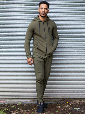 EZHD577 Mens Zip Up Hooded Fleece Tracksuit Top  | Enzo Designer Menswear ENZO RAWDENIM