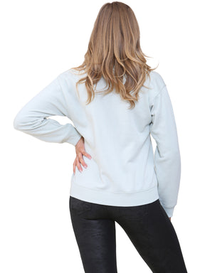 KZLSW133 Kruze | Womens Long Sleeve Crew Neck Casual Sweatshirt KRUZE RAWDENIM