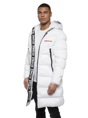 ICON LONG JACKET Icon Mens Puffer Long Jacket GUEST BRAND RAWDENIM