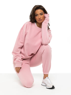 EZLSW589 & EZLJG591 Enzo | Womens Oversized Sweatshirt Tracksuit ENZO RAWDENIM