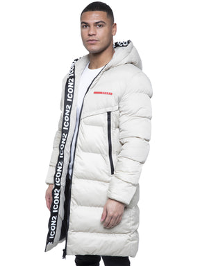 ICON LONG JACKET Icon Mens Puffer Long Jacket GUEST BRAND RAWDENIM
