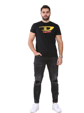 DIESEL JUST-Y4 Diesel Mens Short Sleeve T-Shirt | T-Just Y4 DIESEL RAWDENIM