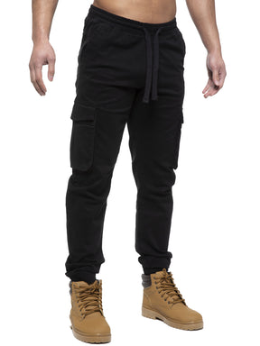 EZ427 Enzo | Mens Cargo Jogger Jeans ENZO RAWDENIM