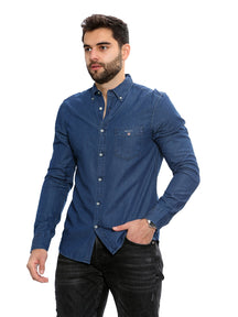 GANT SHIRT LS Gant Mens Regular Fit Shirts | The Indigo Shirt GANT RAWDENIM