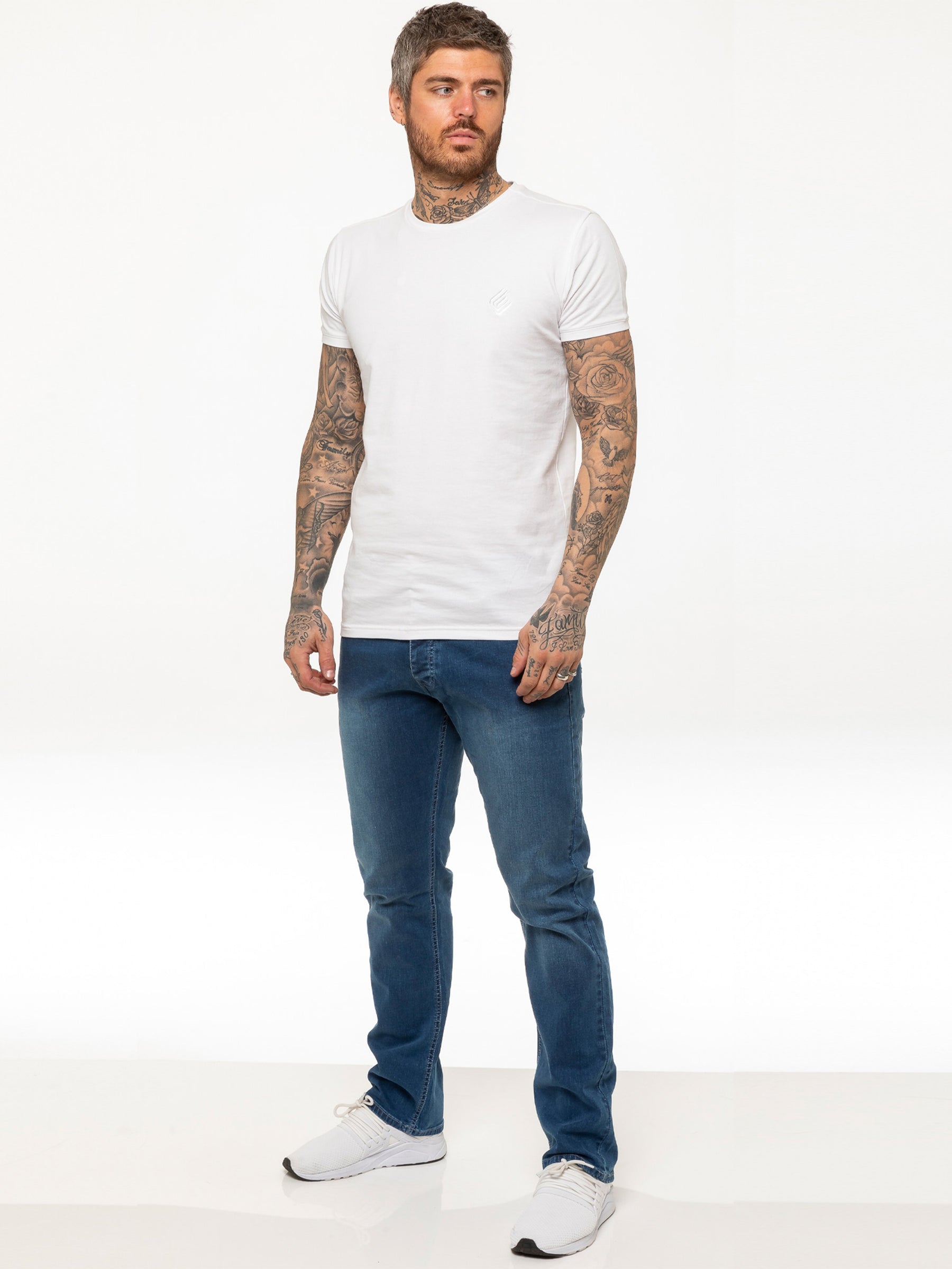 EZ359 LSW Mens Regular Fit Stretch Denim Jeans | Enzo Designer Menswear ENZO RAWDENIM
