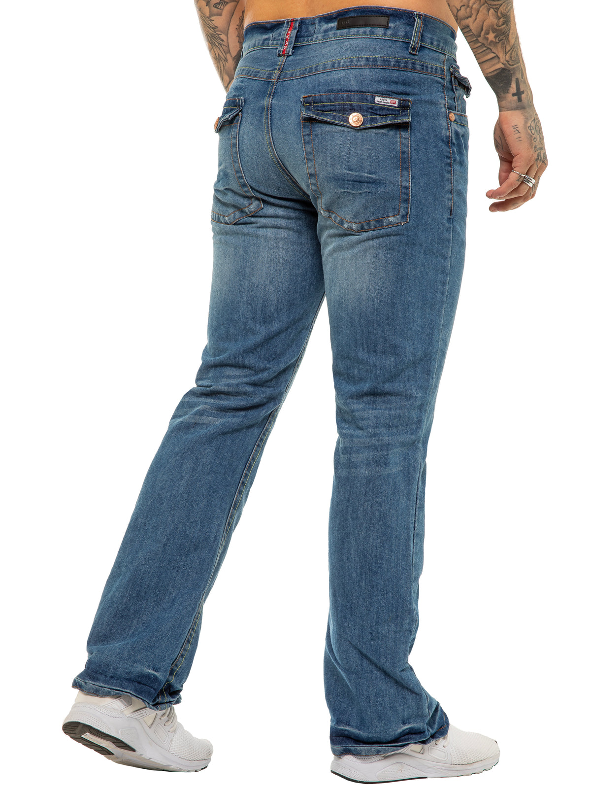 A31 - A42 Men's Classic Boot Cut Denim Jeans | APT Designer Menswear APT RAWDENIM