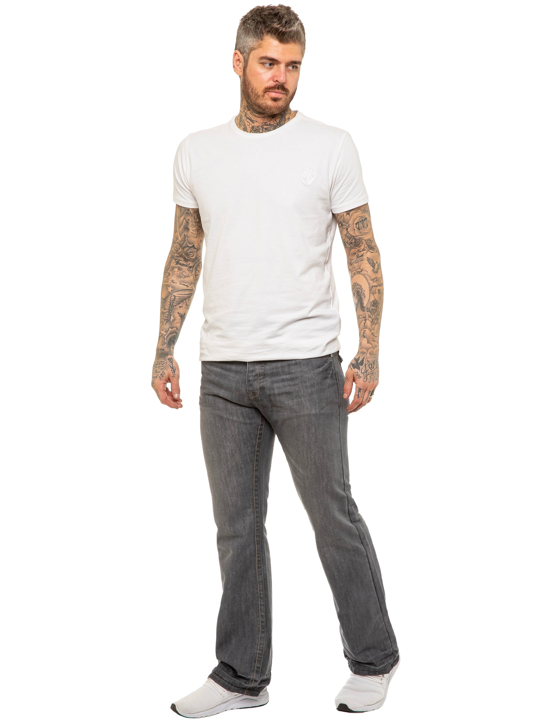 A31 - A42 Men's Classic Boot Cut Denim Jeans | APT Designer Menswear APT RAWDENIM