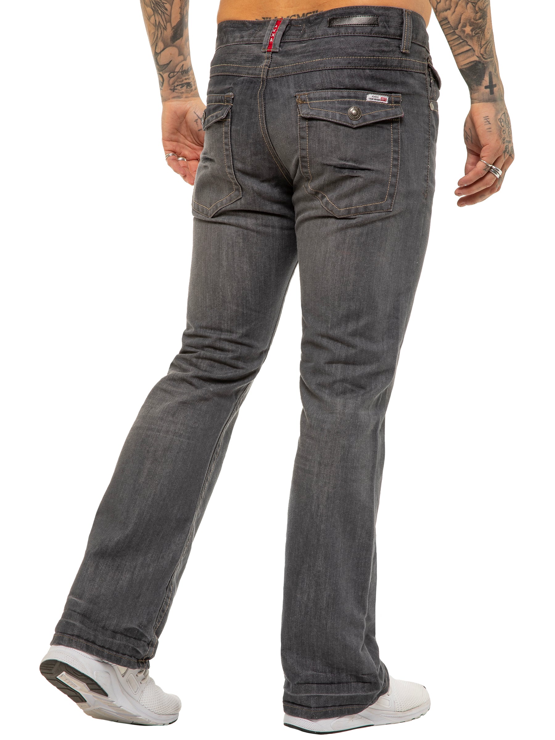 A31 - A42 Men's Classic Boot Cut Denim Jeans | APT Designer Menswear APT RAWDENIM