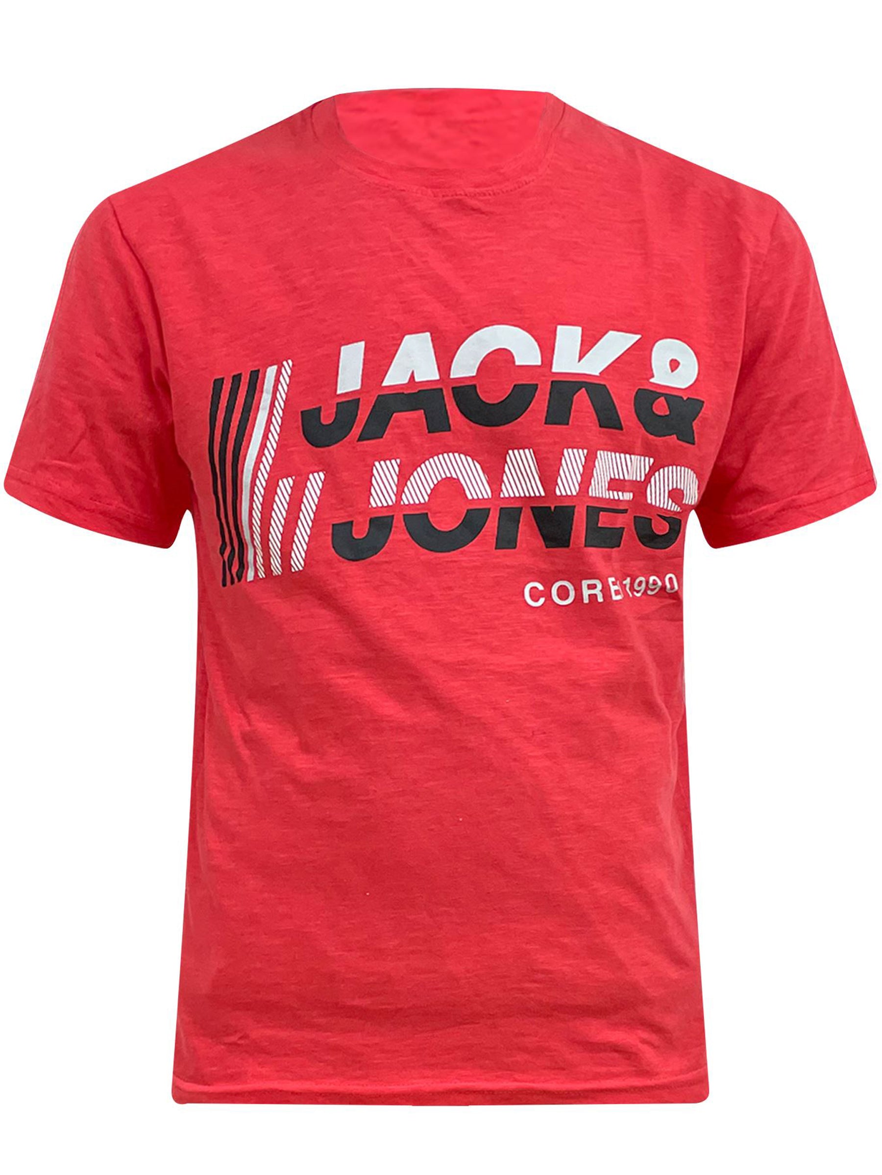 Jack and Jones T Shirt Mens Crew Neck Short Sleeve Casual Tee Tops
