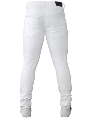 EZ361 Super Skinny Stretch Rip & Repair Slim Jeans | Enzo Designer Menswear ENZO RAWDENIM