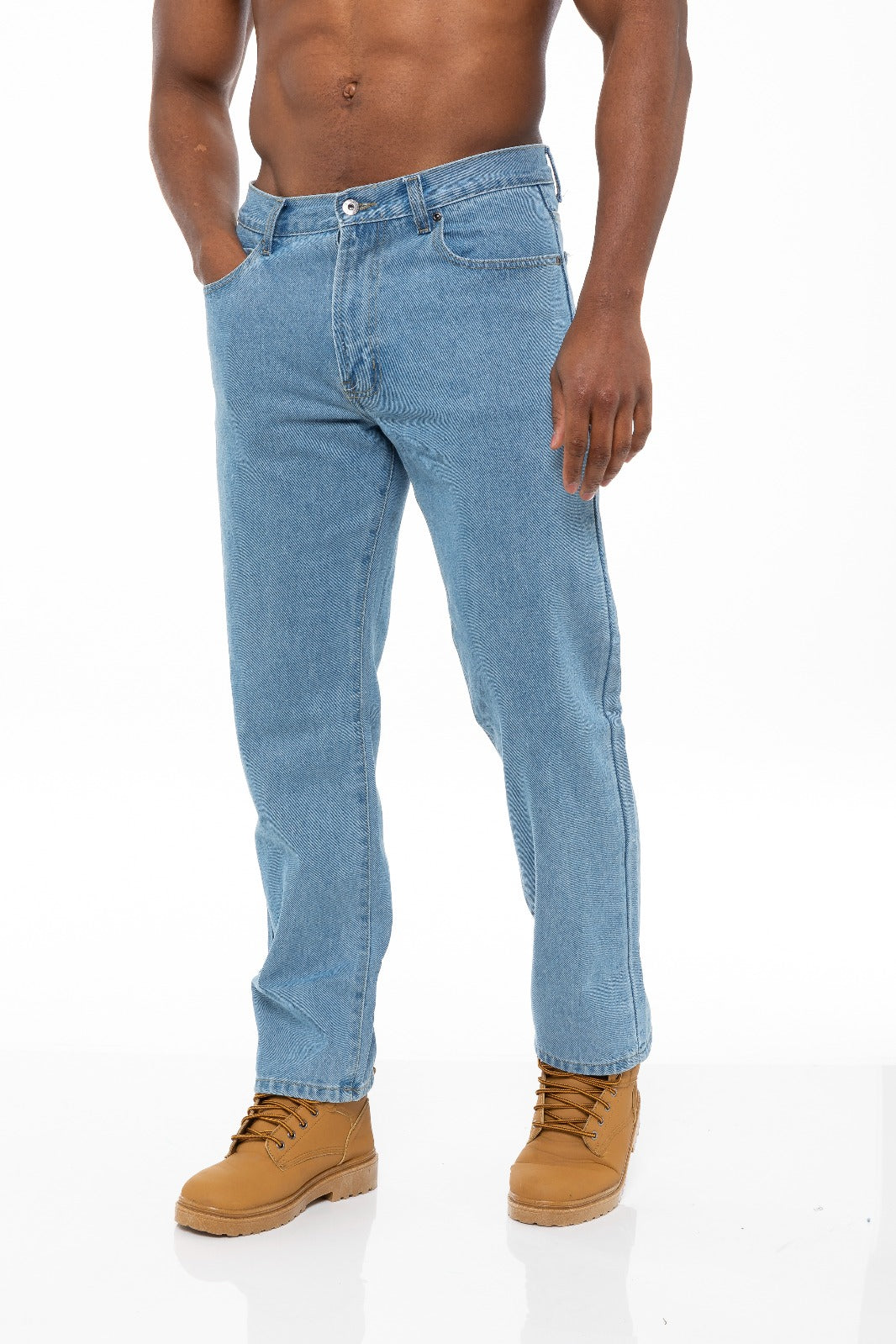 BCB2 Mens Bleach Wash Classic Denim Jeans BCB2 | Blue Circle Designer Menswear BCB RAWDENIM