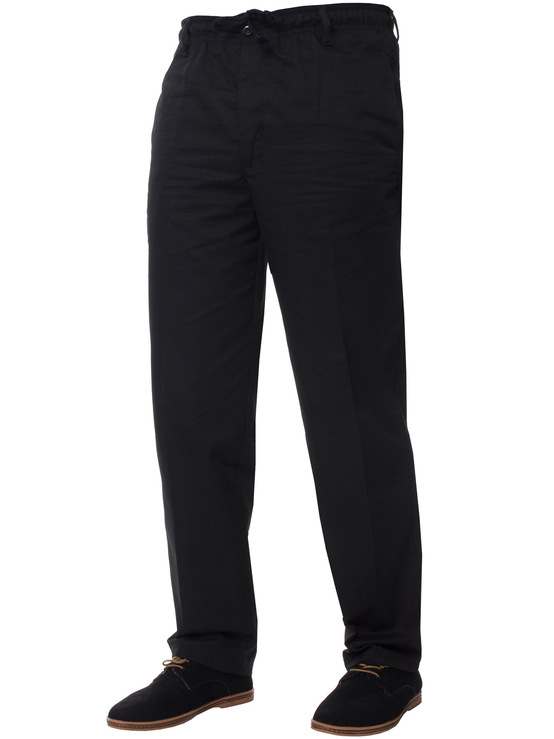 Mens Fully Elasticated Waist Trousers Button or Velcro Fastening  Care  Clothing
