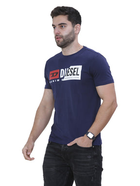 DIESEL CUTY Mens Short Sleeve Printed Deisel Cuty T-shirt DIESEL RAWDENIM