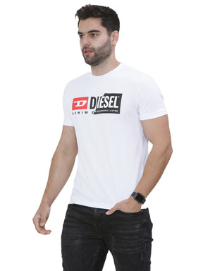 DIESEL CUTY Mens Short Sleeve Printed Deisel Cuty T-shirt DIESEL RAWDENIM