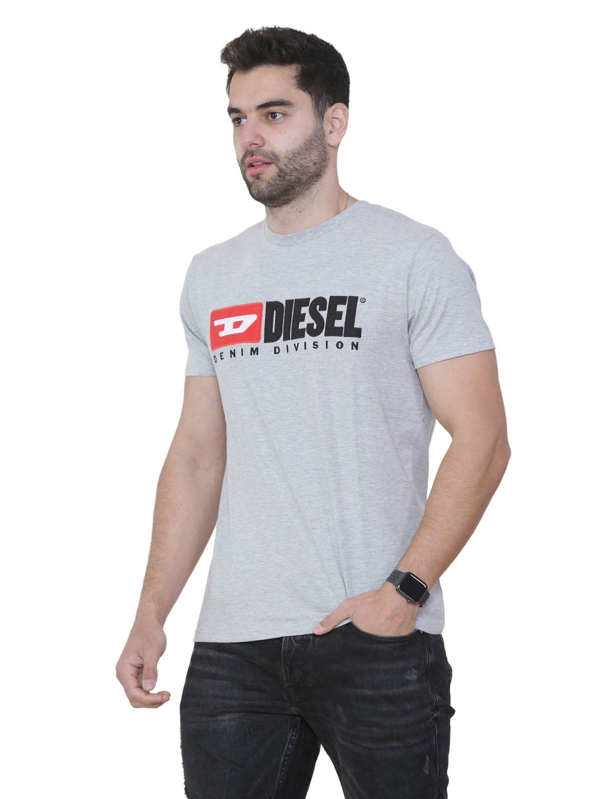 DIESEL DIVI Diesel Mens Short Sleeve T Shirt | T-Diego Division DIESEL RAWDENIM
