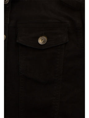 EZJ415 Womens Casual Button Up Classic Denim Jean Jacket | Enzo Designer Womenswear ENZO RAWDENIM