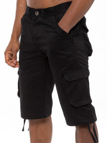 EZS405 Enzo Mens Cargo Combat Shorts  | Enzo Designer Menswear ENZO RAWDENIM