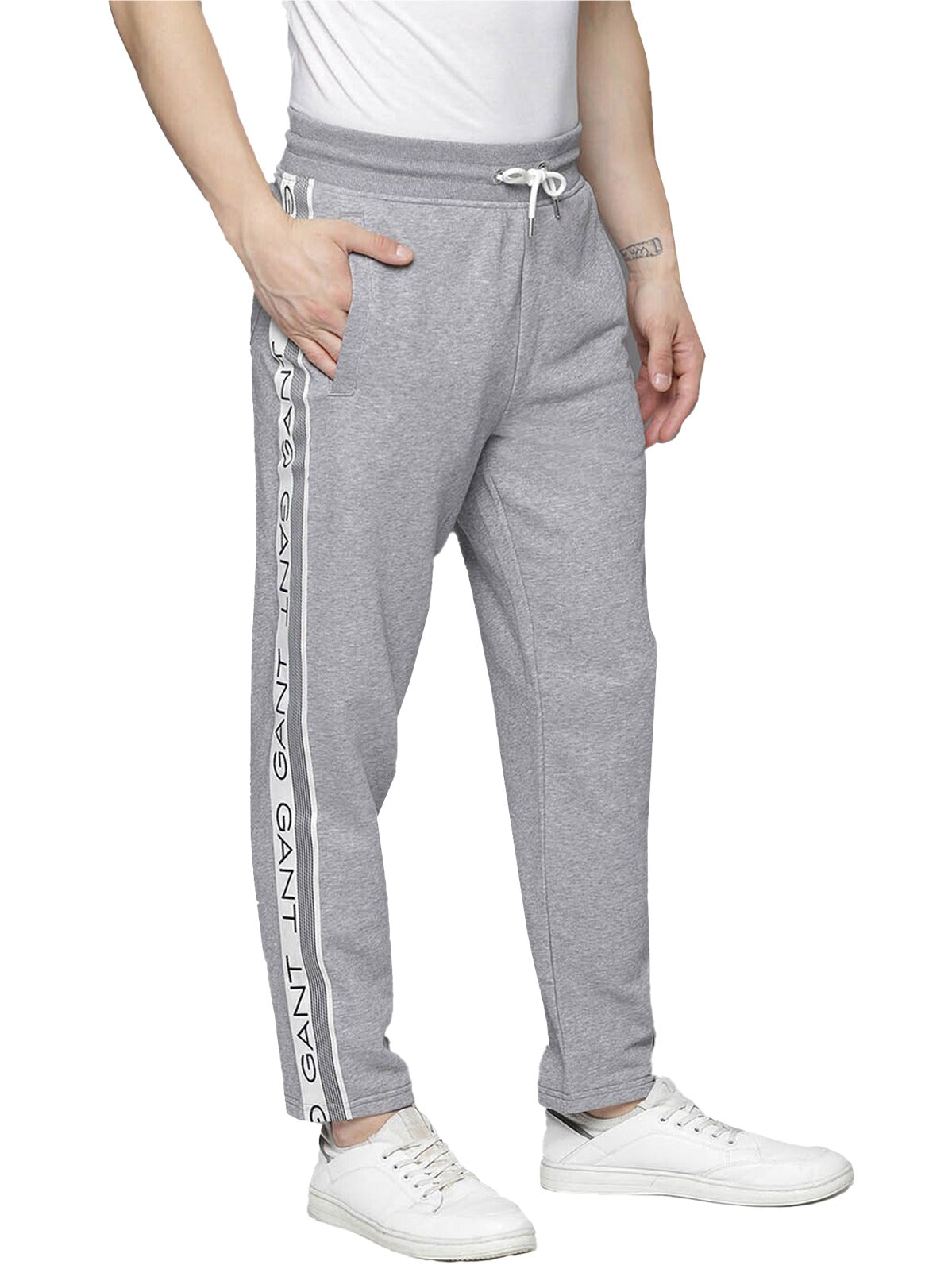 GANT_PANTS Gant Mens Striped Sweatpants UK S-2XL GANT RAWDENIM