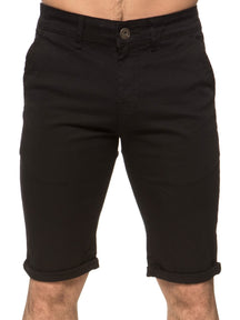 EZS348 Mens Slim Fit Stretch Chino Shorts | Enzo Designer Menswear ENZO RAWDENIM